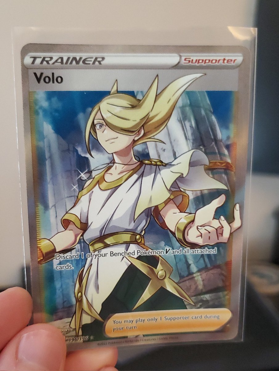 PokemonPackFam's tweet photo. Our first pack of Lost Origins turned out well https://t.co/q3FbYubk13