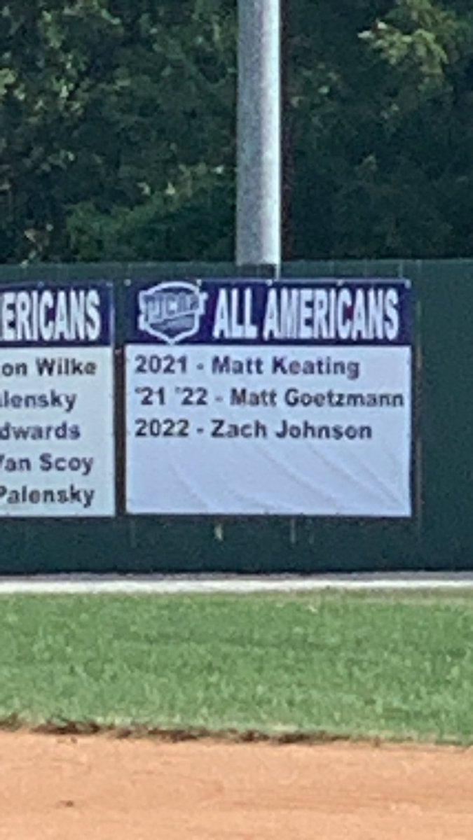 Coach T-y (@coach_parks_) on Twitter photo Another banner added to the outfield wall at The C today! Those 3 guys left it better than they found it! Love yβall! Thank you for everything! <a href="/matt_keating32/">Matt Keating</a> <a href="/mattgoetzmann/">Goetz</a>
@Zjohnson1285
<a href="/SCCBASEBALLNE/">SCC Baseball</a> Another banner added to the outfield wall at The C today! Those 3 guys left it better than they found it! Love yβall! Thank you for everything! <a href="/matt_keating32/">Matt Keating</a> <a href="/mattgoetzmann/">Goetz</a>
@Zjohnson1285
<a href="/SCCBASEBALLNE/">SCC Baseball</a>