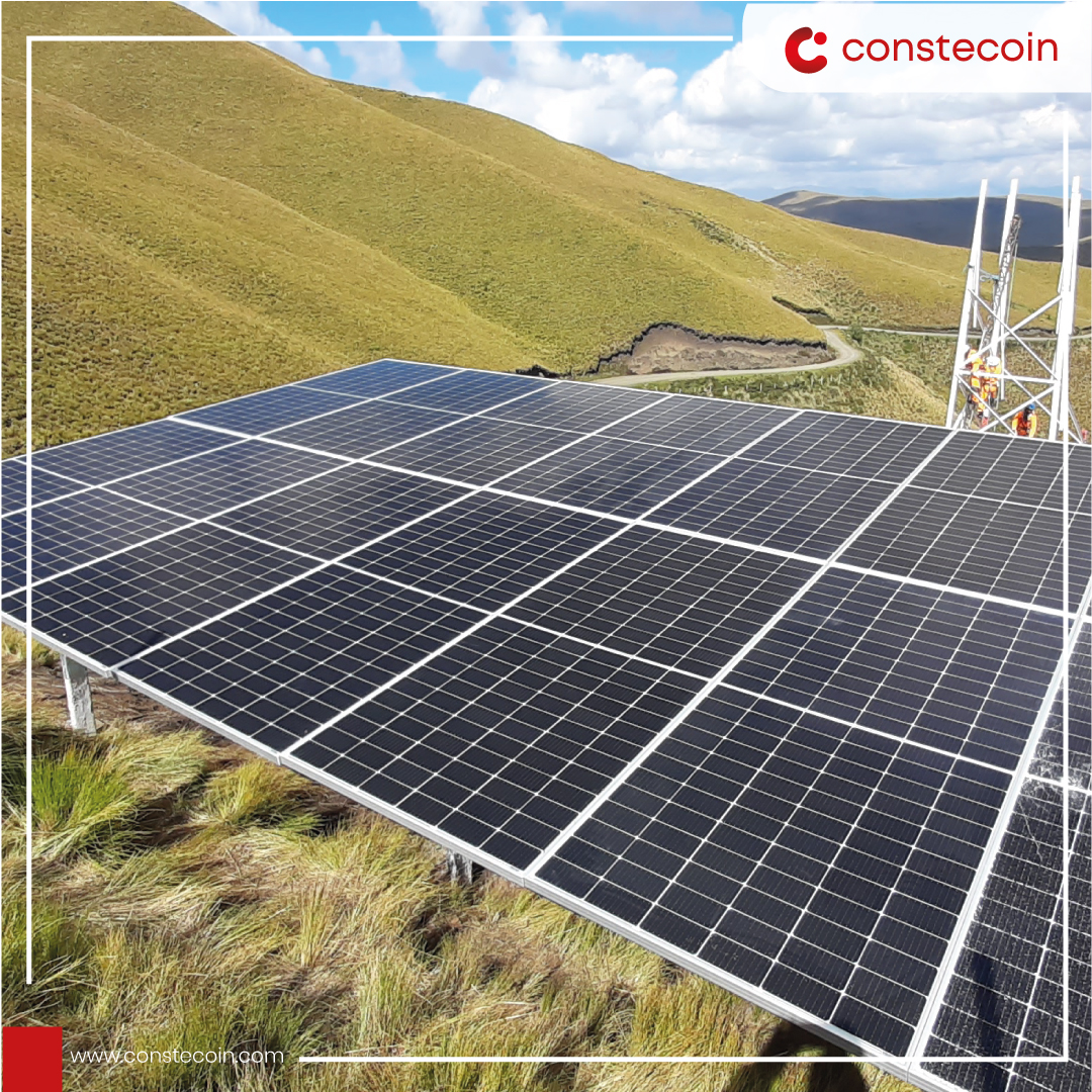 constecoin's tweet photo. CONSTECOIN, siempre a la vanguardia en proyectos de #Telecomunicaciones y #SistemasFeEnergía, implementó una radio-base y la colocación de paneles solares en el sector de #Marcapamba, como parte del proyecto #ColtaDigital, para dotar servicio de internet a la comunidad. https://t.co/lsZIOfM03C