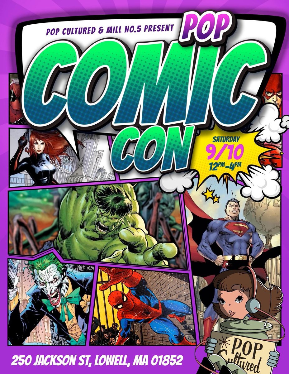 AndrewCooker's tweet photo. Come on down to @millno5 tomorrow from 12pm-4pm - Iโll be there, selling treasures from a comic collection that @patrickecook, the First Avenger himself, has spent decades putting together, the likes of which the world has never seen. See you then - โNuff Said. #comics https://t.co/YIndeCm2kq