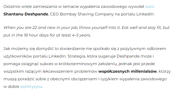 digitalstartup5's tweet photo. Awesome journalism by @kinga_kurysia from @MagazynR, it might be in Polish but perfect analysis of a big topic on LinkedIn a few weeks ago about #18hourdays #millenials https://t.co/5axHoqz5lw
