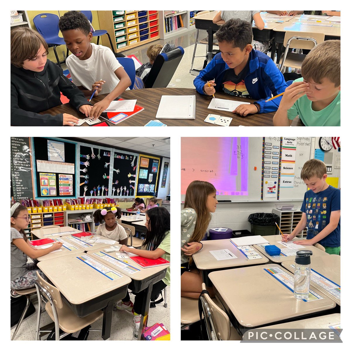 mandybaikie's tweet photo. Addition Top-It and a BreakoutEdu made for a fantastic Friday! The students are showing teamwork, cooperation and perseverance. #stony126 #weare126 https://t.co/lOSa6lE6V0