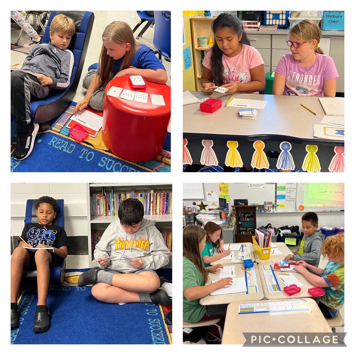 mandybaikie's tweet photo. Addition Top-It and a BreakoutEdu made for a fantastic Friday! The students are showing teamwork, cooperation and perseverance. #stony126 #weare126 https://t.co/lOSa6lE6V0