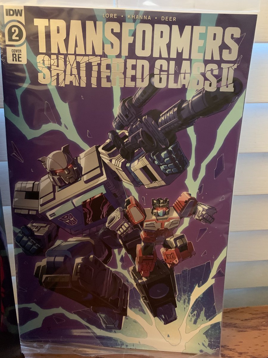 I just got the Hasbro pulse Shattered Glass Blaster along with his comic in the mail today. ( great looking cover by Casey Coller!) Since the book is out now I guess I’ll be putting up original pages for sale soon. If anyone is interested in original inked SG pages just LMK.