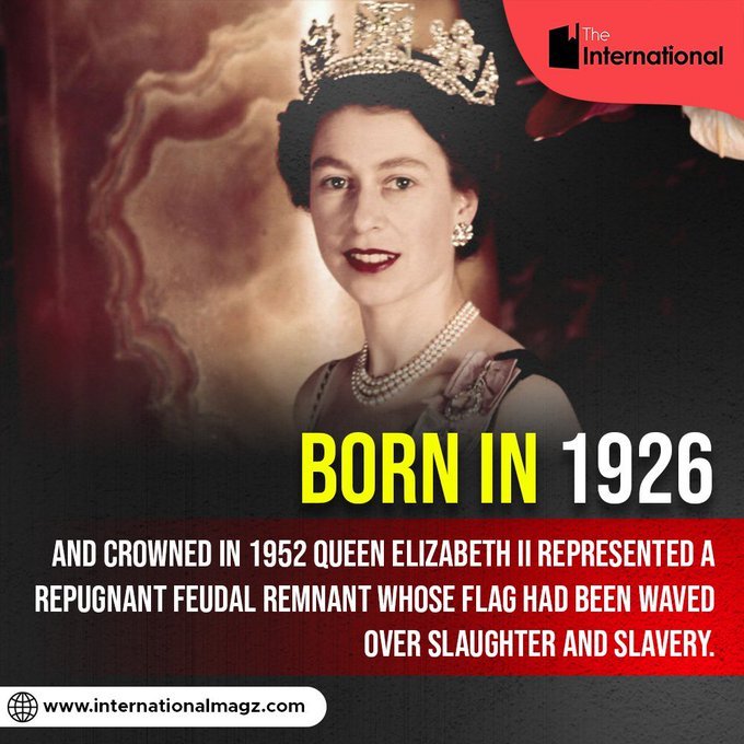 analiaeguiguren's tweet photo. @guardiannews Hell, no! Don't put THAT on me! 

#QueenElizabeth #RepublicNow https://t.co/akXQe9YwcH
