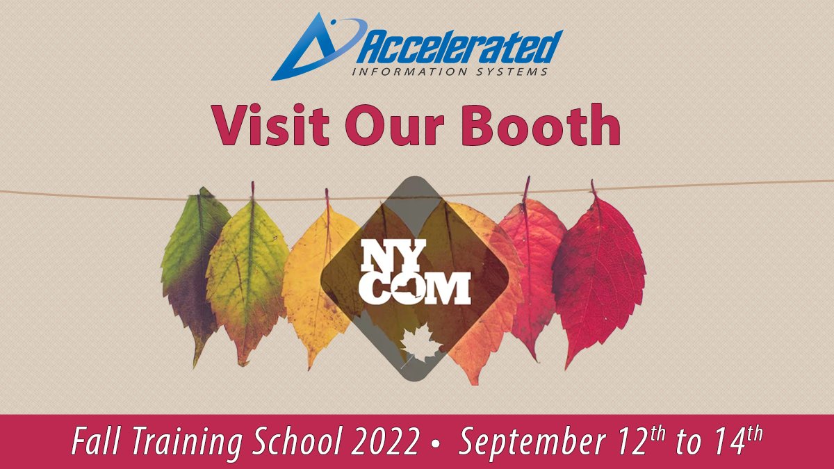 AISWW's tweet photo. Heading to the @NYMayors Fall Training School? Stop by our booth in the #exhibithall and learn how to expand citizen services, #automate #recordsmanagement, promote #transparency, &amp; more!

#government #slg #stategovernment #localgovernment #NYCOM #FallTrainingSchool https://t.co/9xVpQ5x9dj