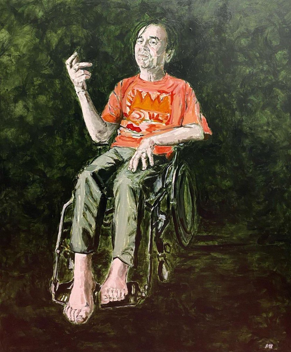 criprights's tweet photo. Ashlee Bucholtz's portrait of Tim Ferguson is a finalist of the Portia Geach Memorial Award Prize
Titled: Comedy = Tragedy + Time
Congratulations, Ashlee!
#art
#portiageachmemorialaward2022
#shervingallery
#portiageachfinalist2022
#portraitpainting
#timferguson https://t.co/bX6HKINdJZ
