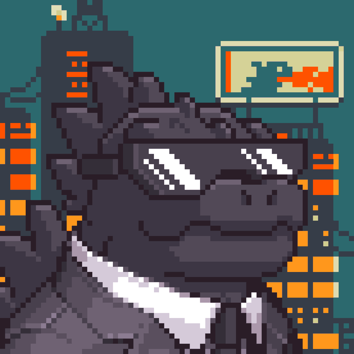 threatlevelpapi's tweet photo. had to pick up this smooth operator. #iwearmysunglassesatnight @KaijuKingz https://t.co/tC8KTyjZTj
