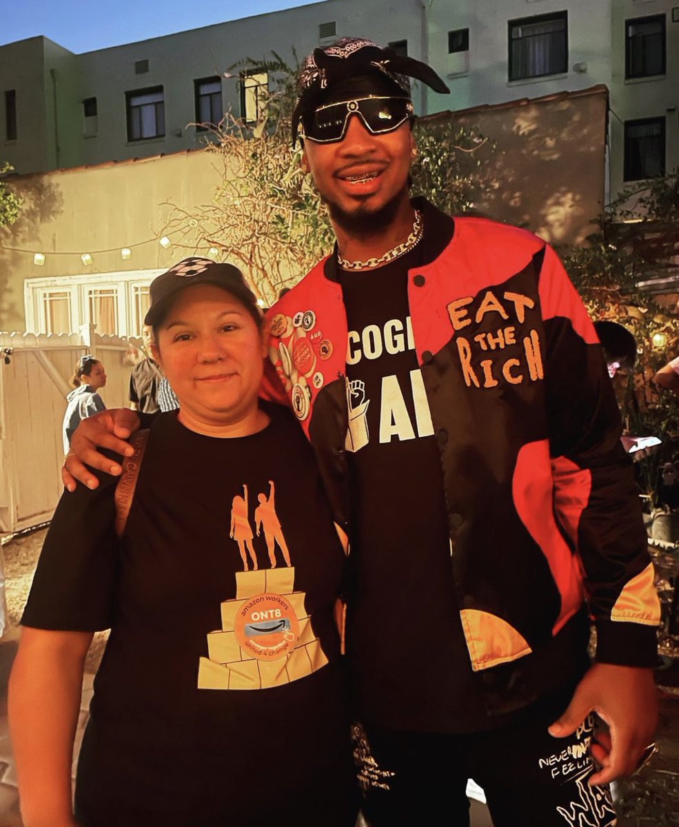 Meet lead organizer Nannette of ONT8 San Bernardino press conference today at 3pm pst Today myself and <a href="/amazonlabor/">Amazon Labor Union IBT</a> leaders will be here in the Inland Empire #Hotlaborsummer 🔥