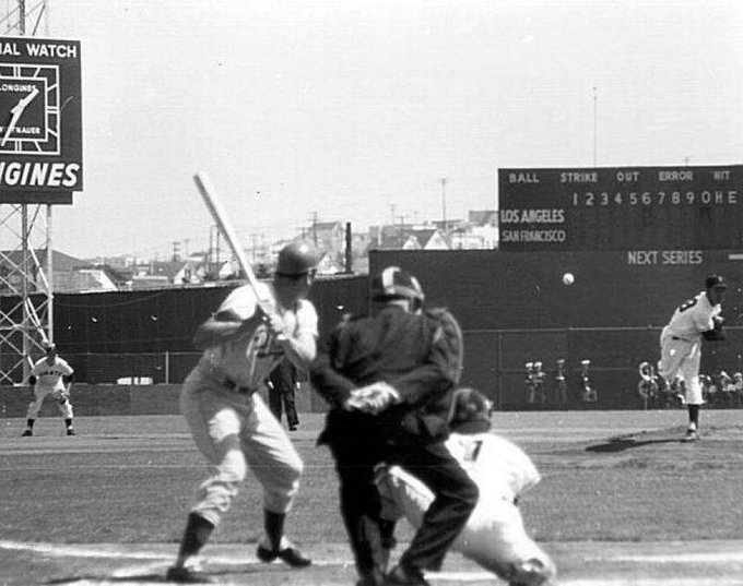 Baseball In Pics on Twitter "First MLB game played in California