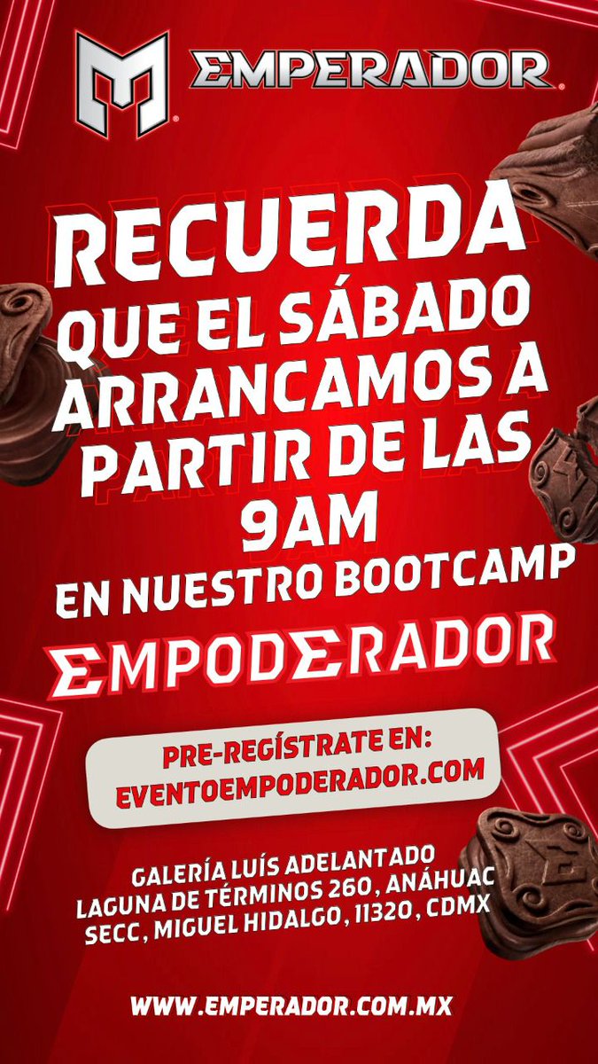 SocialabMx's tweet photo. 🚀Te invitamos este 10 de septiembre al Bootcamp #Empoderador donde podrás aprender de expertos y recibir mentoría, inspiración y motivación y conocer otras mentes innovadoras dispuestas a generar un impacto positivo.

Regístrate aquí👉 https://t.co/07M8VnFW7U
@UnreasonableMx https://t.co/4NGlWXPH2F