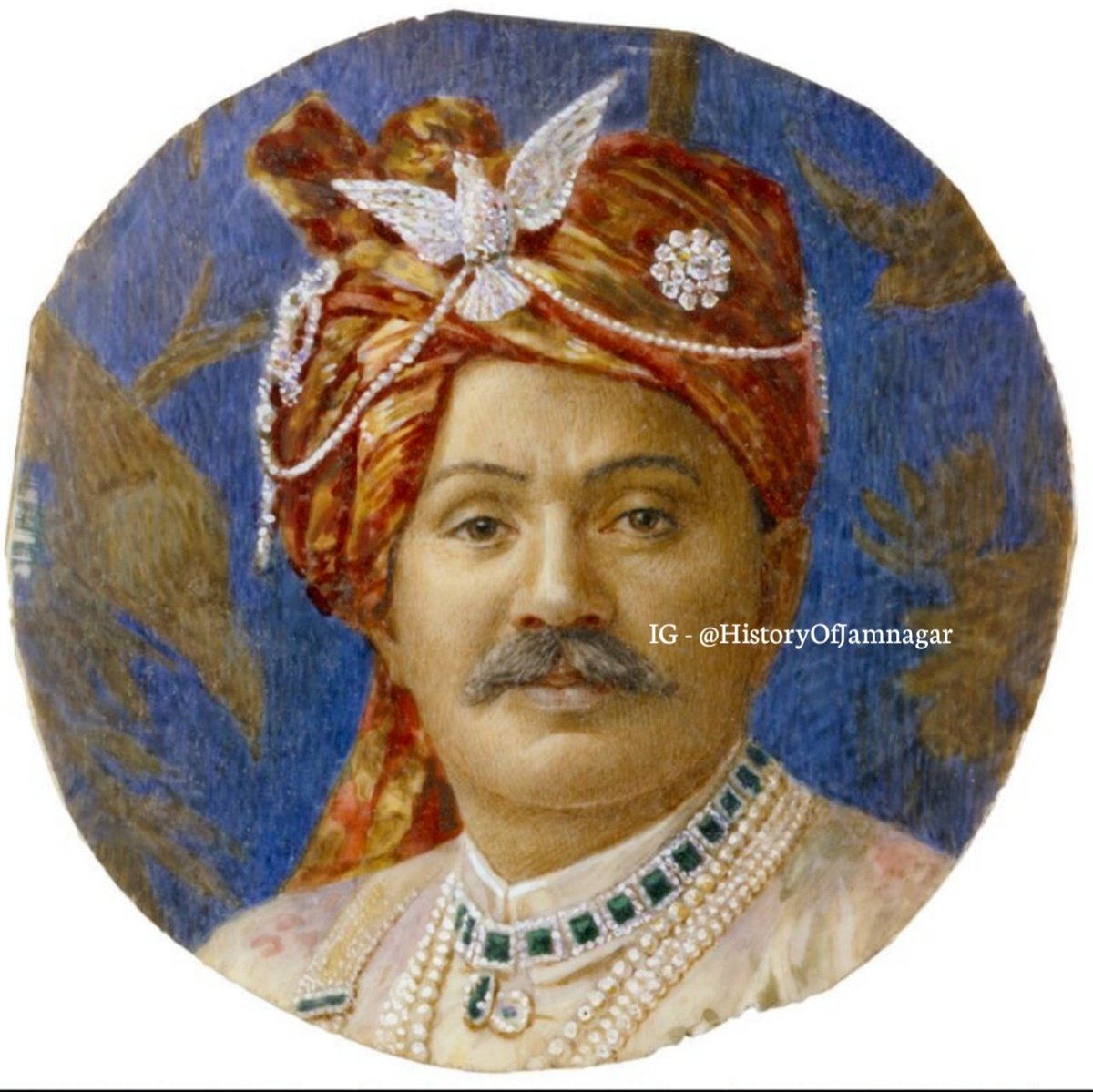 JamnagarHistory's tweet photo. ક્રિકેટ જગતમાં જામનગર સહિત સમગ્ર દેશને ગૌરવ અપાવનાર વિખ્યાત ક્રિકેટર અને જેમના નામે દેશભરમાં "રણજી ટ્રોફી" રમાય છે, એવા જામ સાહેબ શ્રી રણજીતસિંહજી ની જન્મજયંતી પર કોટી કોટી નમન.

#Jamnagar #JamRanjitSinhji #Nawanagar #Halar #Ranji #RanjiTrophy #Kathiyawar https://t.co/XZNRkdEdsk