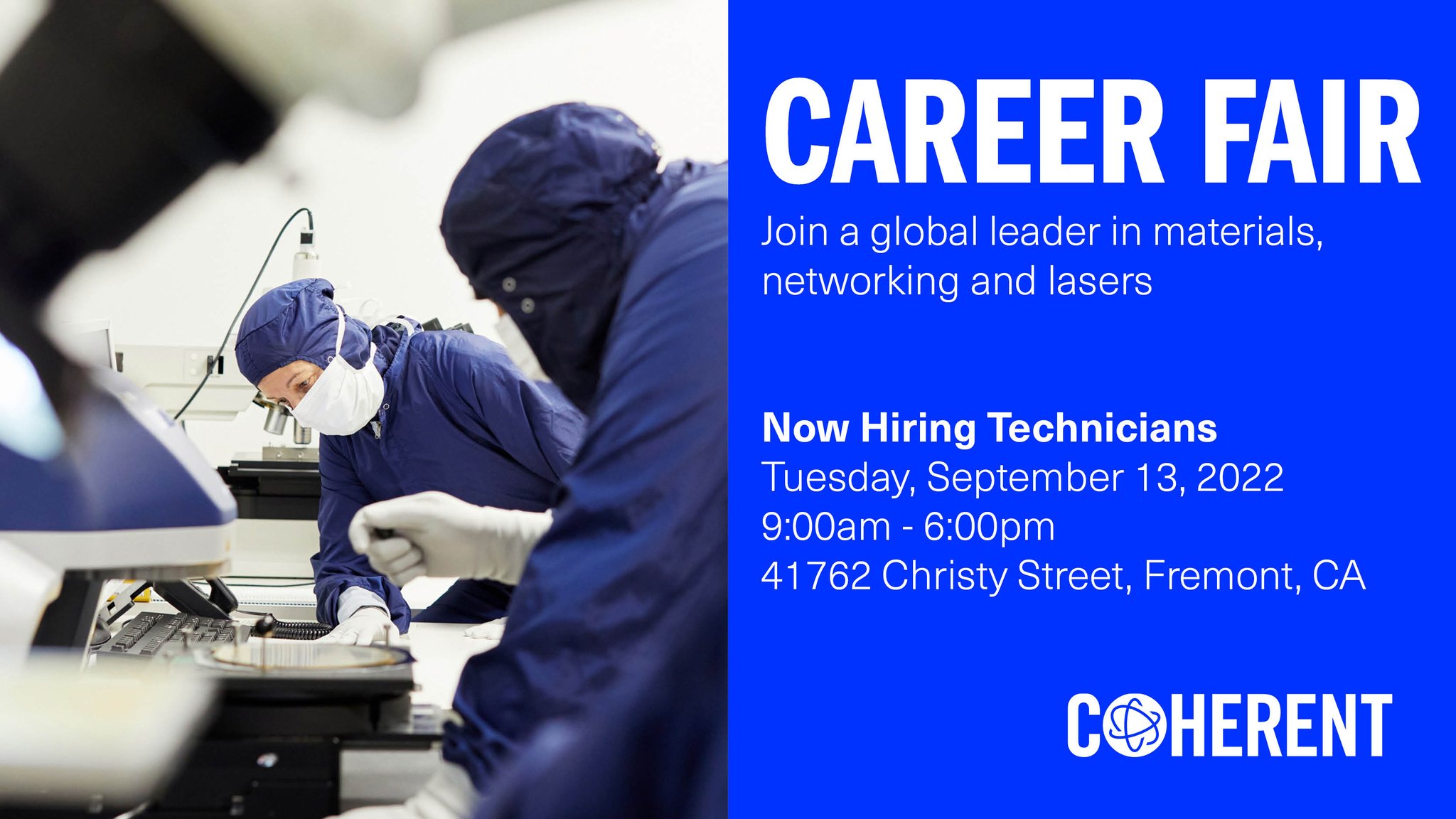 Coherent Corp. on Twitter "Coherent's location in Fremont, California