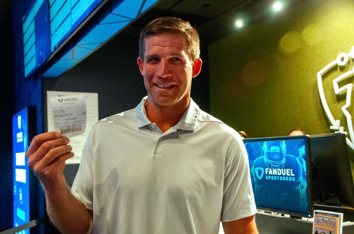 I placed the Ceremonial first bet yesterday at the @FDSportsbook at @Kansas_Star.  They are officially open for business just in time for the start of the NFL season. #ad