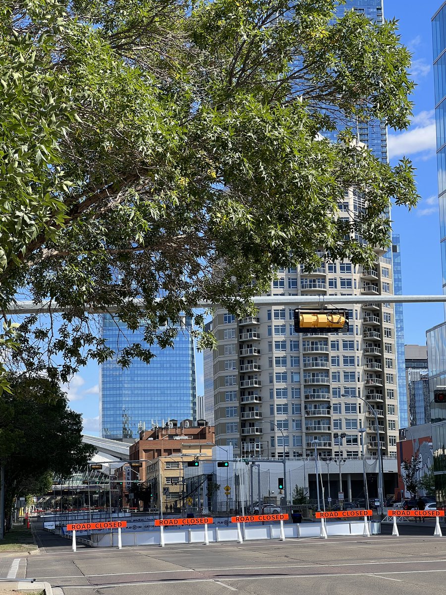 DECLorg's tweet photo. 104 avenue is closed to vehicles this weekend but OPEN for some exciting @PlayOnEdmonton street hockey! 

#yegdt #yegevents #yeg https://t.co/FeIvHBlJuK