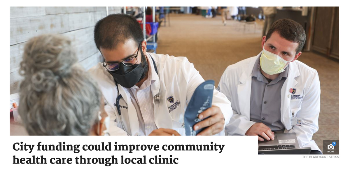 Medical student Addison Sparks and @UTRocketNursing's Dr. Susan Batten discuss in @toledonews their work with @UToledo_CCC, a student-run organization that provides free medical care to those with limited or no health insurance. buff.ly/3RTC6oo #UToledoMed