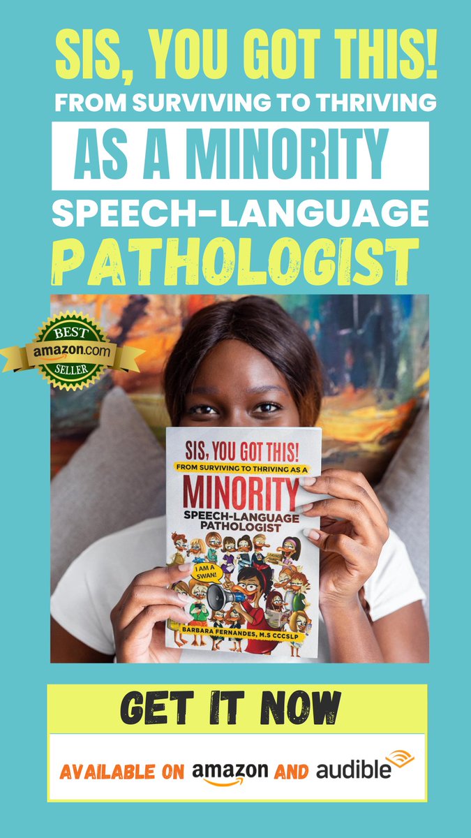 I often receive messages from people I have yet to meet in person talking about the power of the words in this book. I honor them and all the energy that it went into putting the words down. #minorityslp #slpeeps