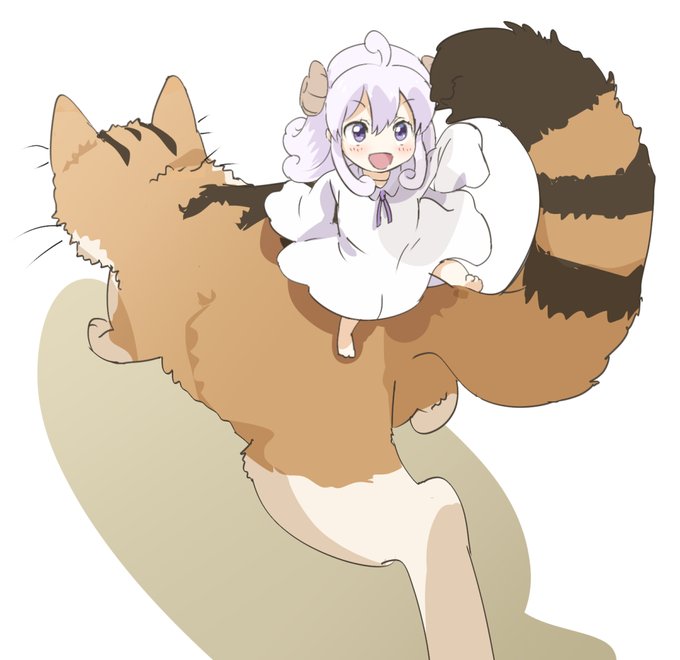 メタ子と遊ぶよりしろちゃん

#まちカドまぞく 