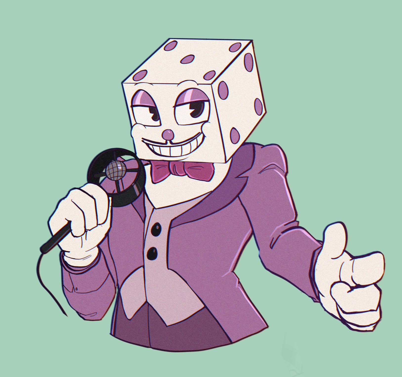 🫐Pazz Arts🫐 on X: King Dice 🎲 He should have won the poll, you know  what I'm talking about. [ #Cuphead #TheCupheadShow #KingDice #fanart ]   / X