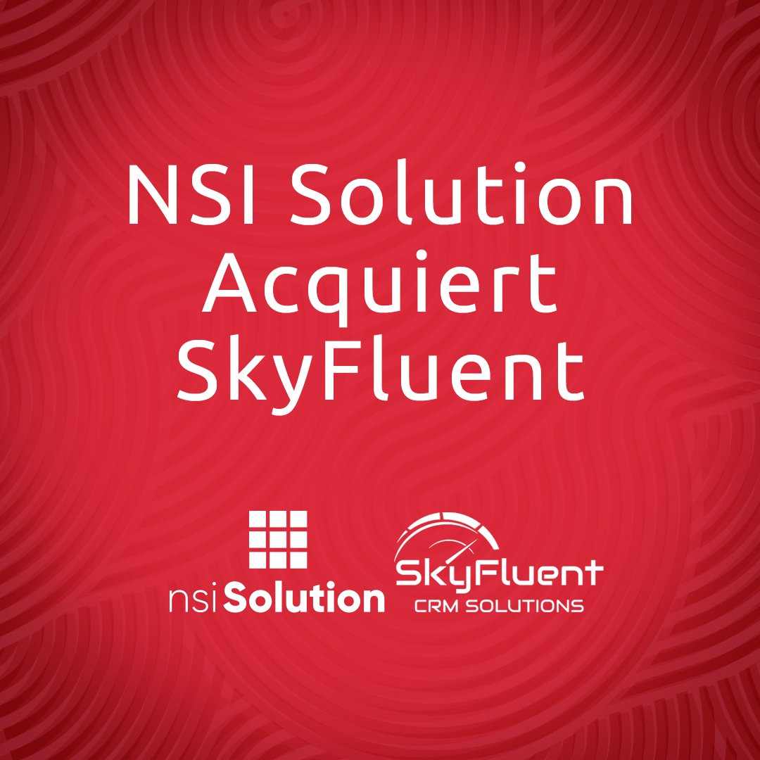 NSI_Solution's tweet photo. 🗣 @NSI_Solution est fière d'annoncer l'acquisition du partenaire @Zoho SkyFluent CRM Solutions.

🚀 Bravo à toute l'équipe!

Lire le communiqué: https://t.co/1DhfaIkQBw https://t.co/Am5te61McX