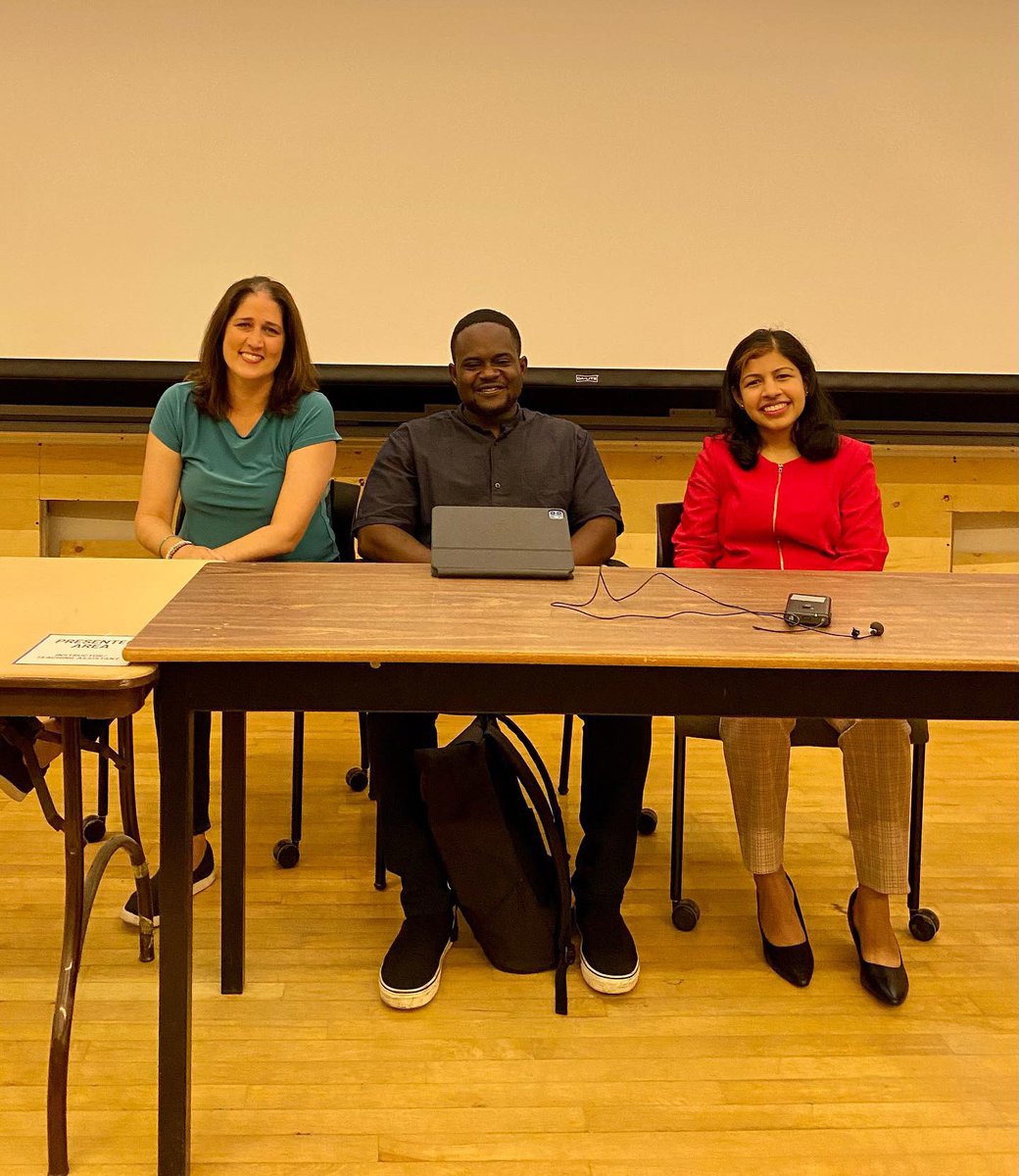 eceuoft's tweet photo. We were thrilled to welcome back Samson Kirk-Koffi (CompE 1T8), Natasha Lala (CompE 9T8) and Sushma Narisetty (ElecE 0T5 + PEY) to participate in an alumni panel for our second-year ECE students today! ππ
#UofTBacktoSchool #UofTEngineering #BacktoSkule https://t.co/vQVEHOxuks