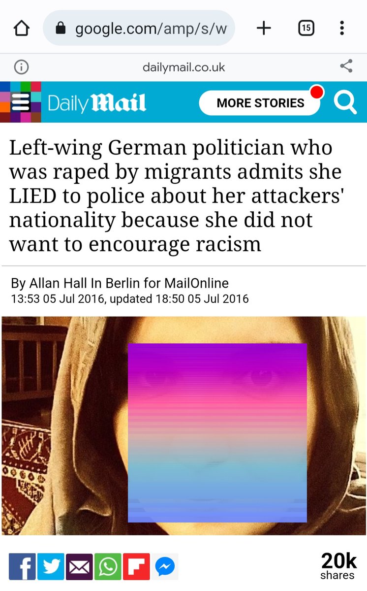 AskAnshul's tweet image. 1. Germany: Left-wing politician who was raped by migrants admits she lied to police about her attackers&apos; nationality because she did not want to encourage racism.

2. India: Dr Meena Kandasamy did not press charges against a molester who molested her because he was a non-Brahmin