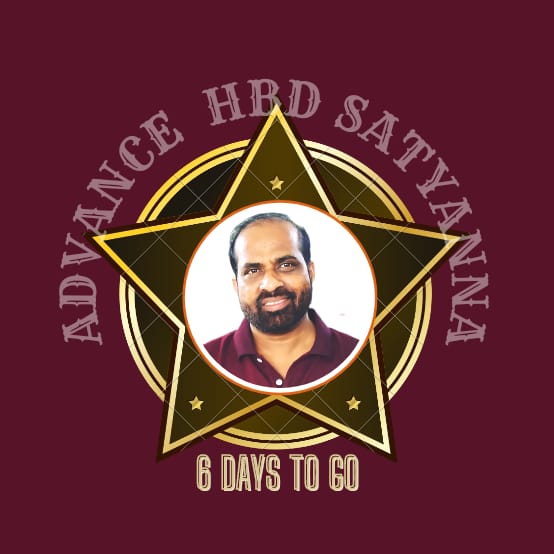 PalamuriDhanus's tweet photo. Advance Happy Birthday to our Beloved Leader @satyakumar_y Anna πππ
#AdvanceHBDSatyaAnna
#6days2go
#Week2Go
#FestiveWeekOfYSK https://t.co/RhwvlJGXPD