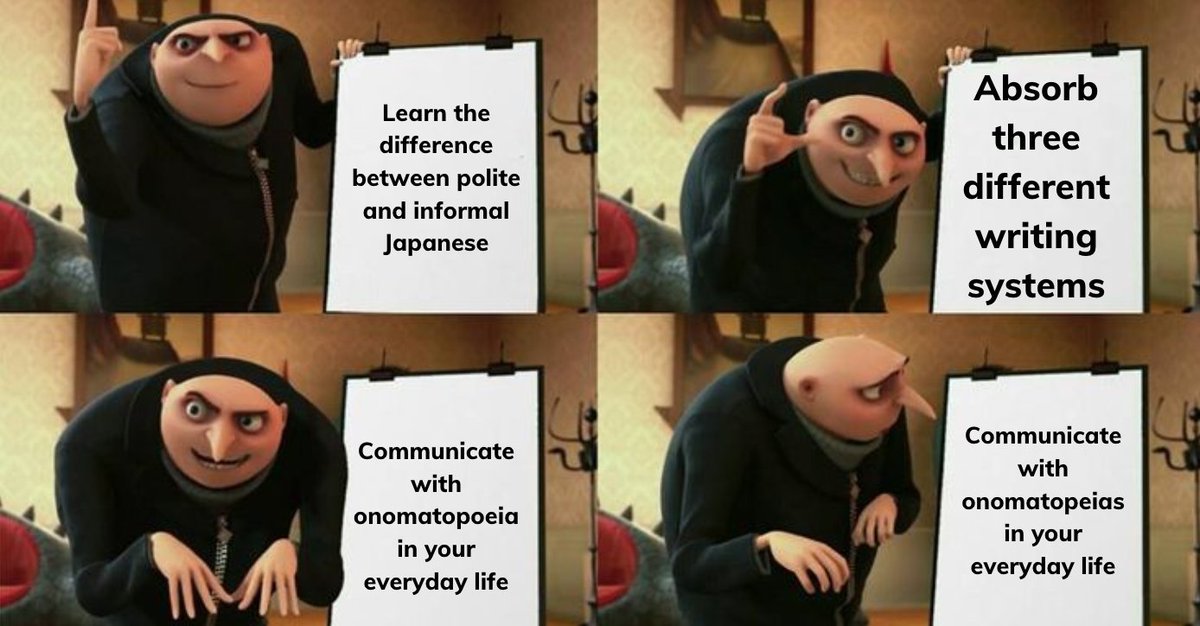 Gru in different languages meme