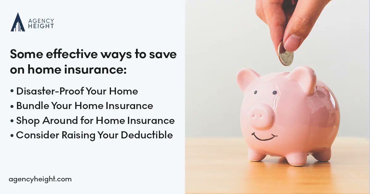 AgencyHeight's tweet image. Did you know that there are ways by which you can save up on your home insurance? Here are some practical ways to keep your finances managed.  

Click the link for more cost-saving tips and tricks.: 
buff.ly/3JYWqSi

#homeinsurance #cheaphomeinsurance