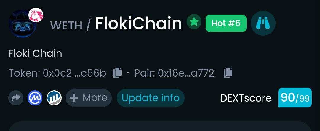 Decentralution's tweet photo. @papa_woody21 Mikto is shito toi #Flokichain, Swap is live, 6 days old and 2 more announcements to be told!! Dev is a Floki Whale. https://t.co/3GvA9AQjRp