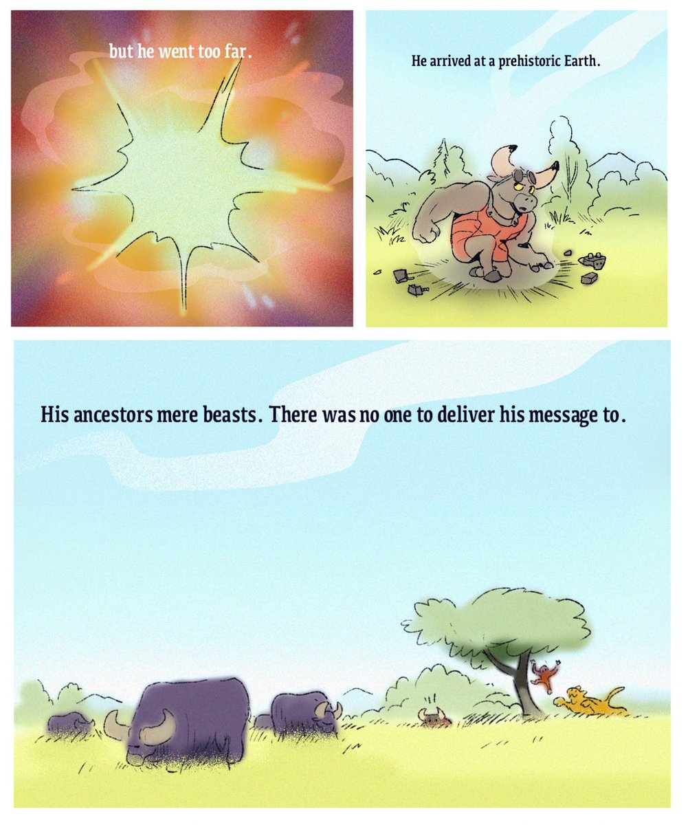 evantickles's tweet image. I had a dream about Bison-Man.