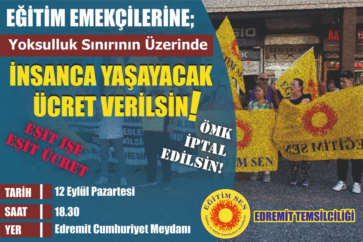 Ömk nın iptali insanca yaşanacak ücret için alanlardayiz #ogretmenlercozumıstıyor