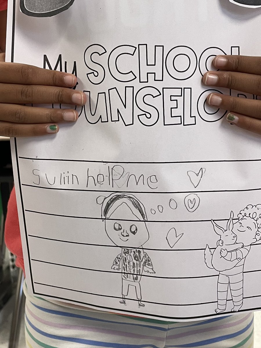 Kelsey Sherline (@rlccounselor) on Twitter photo Intro counseling lessons over the next couple of weeks. In first grade, I am reading The Rabbit Listened. This sweet girl wrote “Ms. Sherline helps.” What an artist!💗🎨🐰<a href="/RLC_Hernandez/">Pam Hernandez</a> <a href="/RLCPrincipal/">Diane Insari</a> Intro counseling lessons over the next couple of weeks. In first grade, I am reading The Rabbit Listened. This sweet girl wrote “Ms. Sherline helps.” What an artist!💗🎨🐰<a href="/RLC_Hernandez/">Pam Hernandez</a> <a href="/RLCPrincipal/">Diane Insari</a>