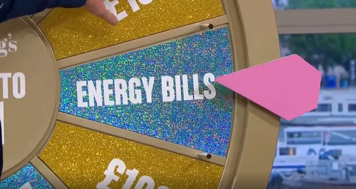 sign of an energy crisis:
#energybills are included in fortune wheel

#energy