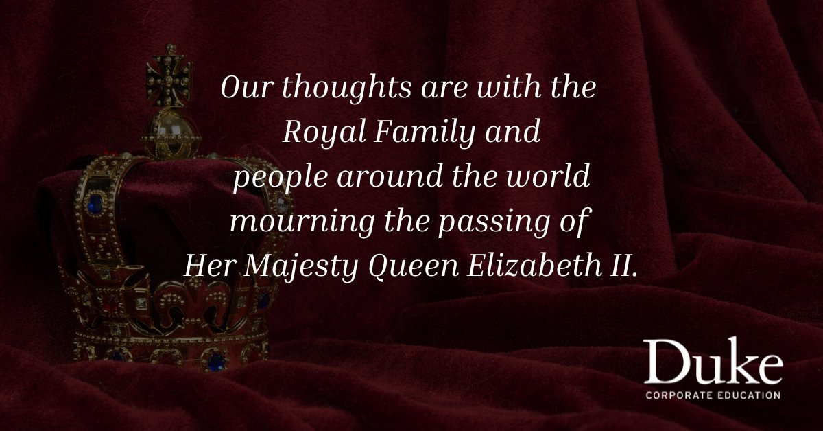 Our thoughts are with the Royal Family and people around the world mourning the passing of Her Majesty Queen Elizabeth II.