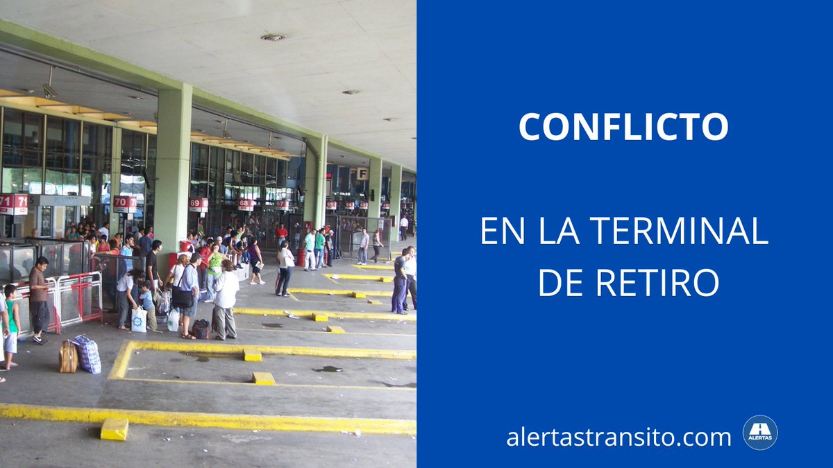 AlertasTransito's tweet photo. 🔔❗Conflicto en la terminal de Retiro
⚠️URGENTE⚠️ Enterate acá 👉
https://t.co/SO6h41tYnh
.
#AlertasTransito #Transito #TerminalRetiro #Conflicto https://t.co/zVE6tXtJ2W