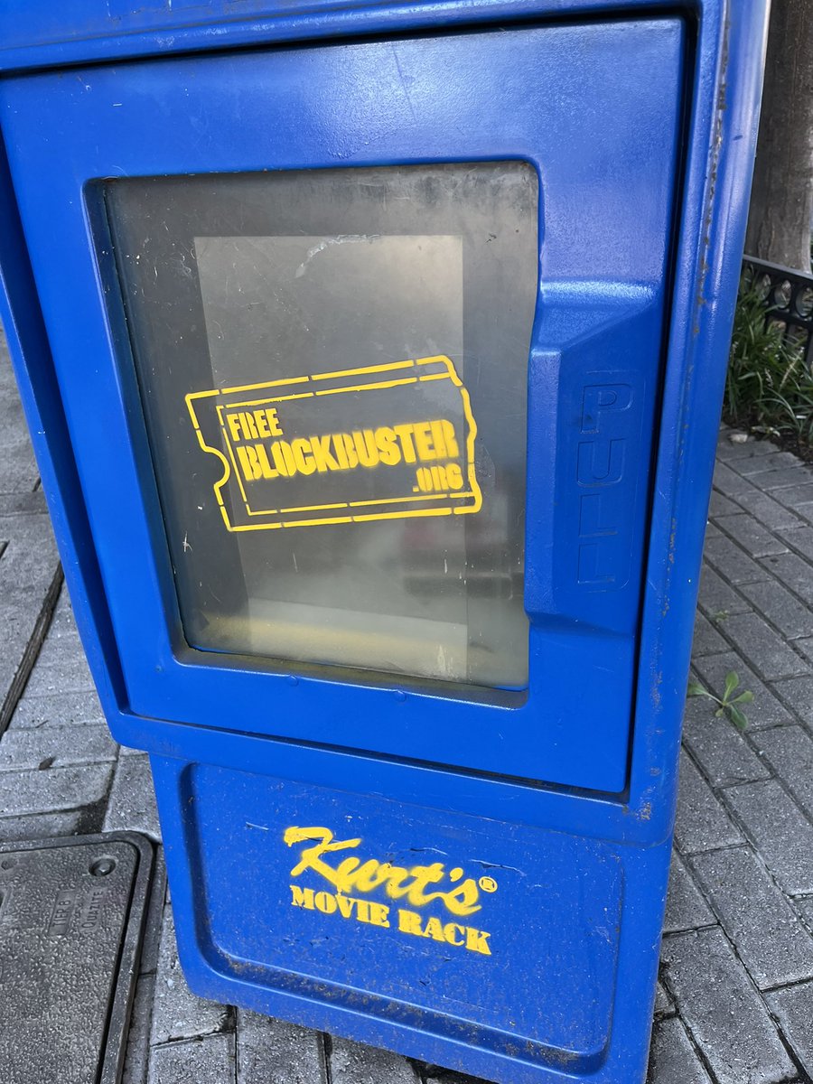 SRtwofourfour's tweet photo. #freeblockbuster - Kurt’s Movie Rack - take one leave one - corner of S Wayne & #columbiapike - movies needed!!! https://t.co/XIWcpxZspF
