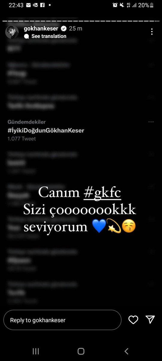 bizde seni coooook seviyoruz yildizlarin hep yaninda 
#İyikiDoğdunGökhanKeser
