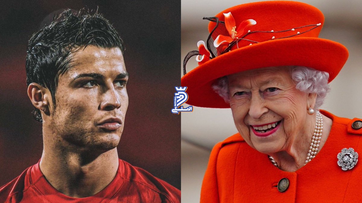 R_y_malaky's tweet photo. الاسطورة كريستيانو رونالدو هو اللاعب الوحيد الذي طلبت الملكة إليزابيث شراء قميصة مع توقيع الدون عليه  . https://t.co/bdBskKT4vZ