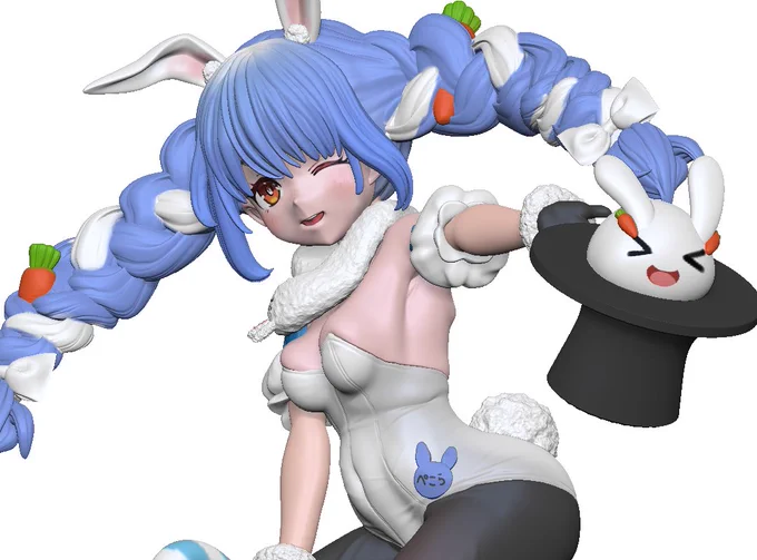 ぺこらの色見本です今日はトレフェスオンライン!楽しみましょう#トレフェスオンライン8 