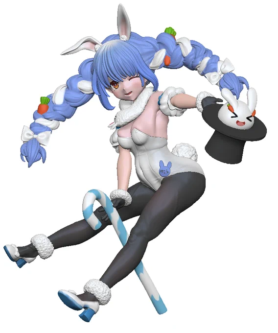 ぺこらの色見本です今日はトレフェスオンライン!楽しみましょう#トレフェスオンライン8 