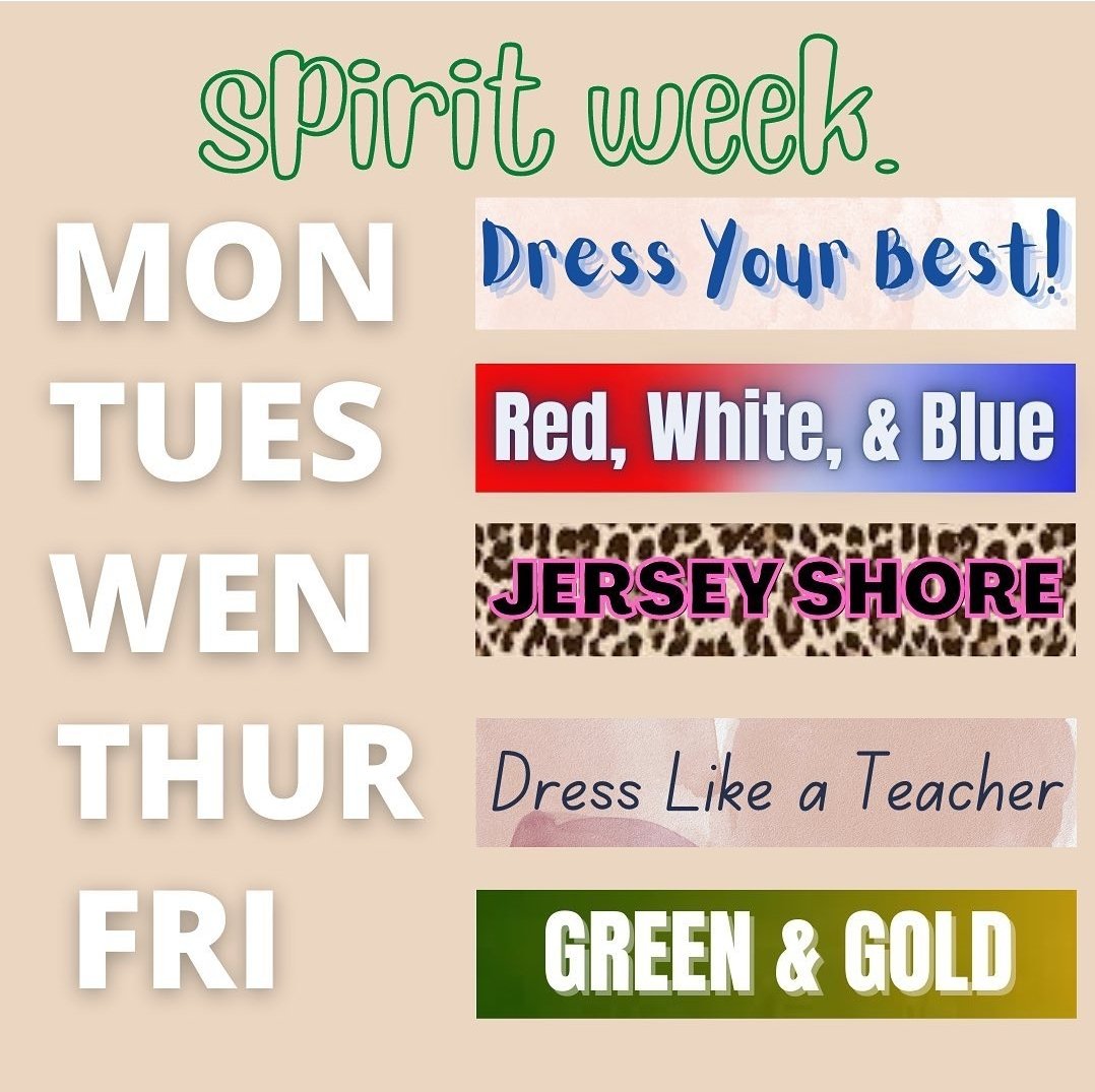 PsychTeach95's tweet photo. Show you school spirit next week 💚💛 https://t.co/1NEDAjhQUl