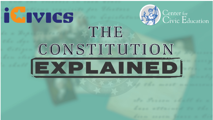 They're here, they're here, they're here!!! The Constitution EXPLAINED videos have dropped and they are so good. Watch one, any one, and you will be hooked. Check them out. I love it when <a href="/CivicEducation/">Center for Civic Ed.</a> and <a href="/icivics/">iCivics</a> collaborate! #allciviceducation 
 civiced.org/constitution-e…