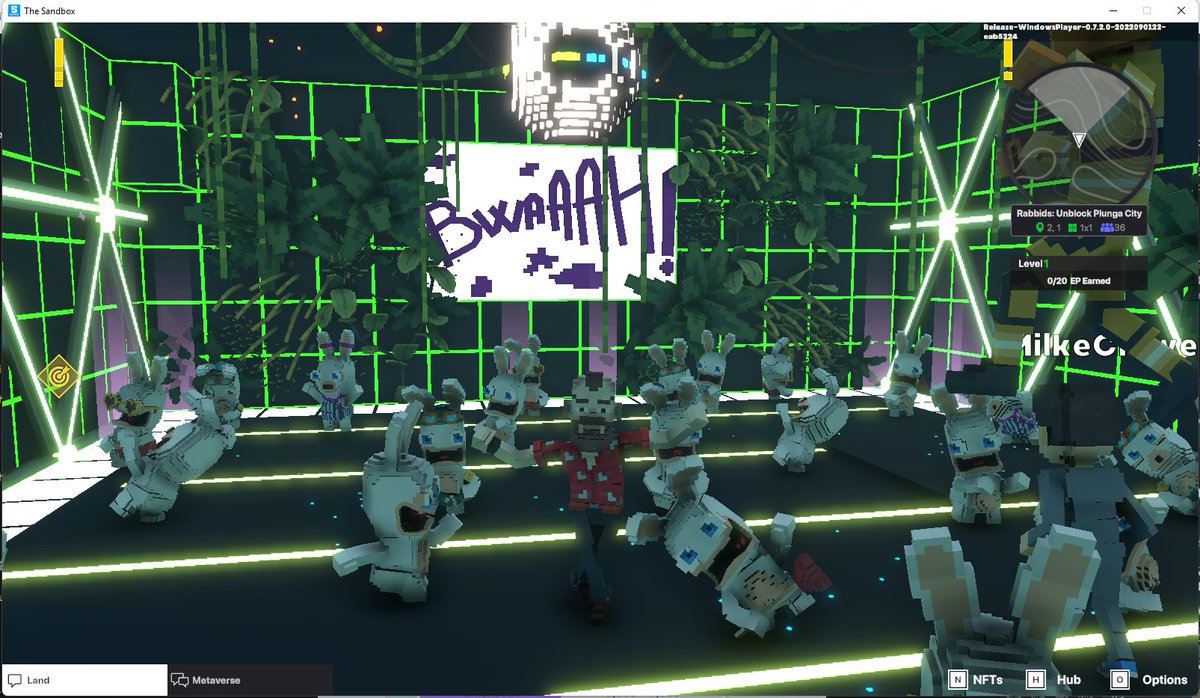 chansakc337's tweet photo. @TheSandboxGame @RabbidsOfficial I just participated in the #SandboxAlphaS3Giveaway for a chance to win 500 SAND! Found the Disco Rabbid, check out my screenshot below!
👇 https://t.co/TaI7XvOoVr