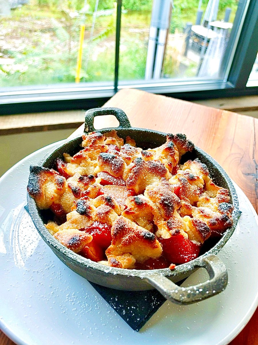 BritesmithB's tweet photo. Serving up some peach and plum cobbler for brunch this weekend ๐คค
Stop in and see us! ๐๐ฅง
.
.
#alwayslookonthebriteside #britesmithbrewing #britesmith #brunch #brunchtime #brunching #buffalofood #buffalofoodie #williamsville #williamsvilleny https://t.co/3lhgww9G9o