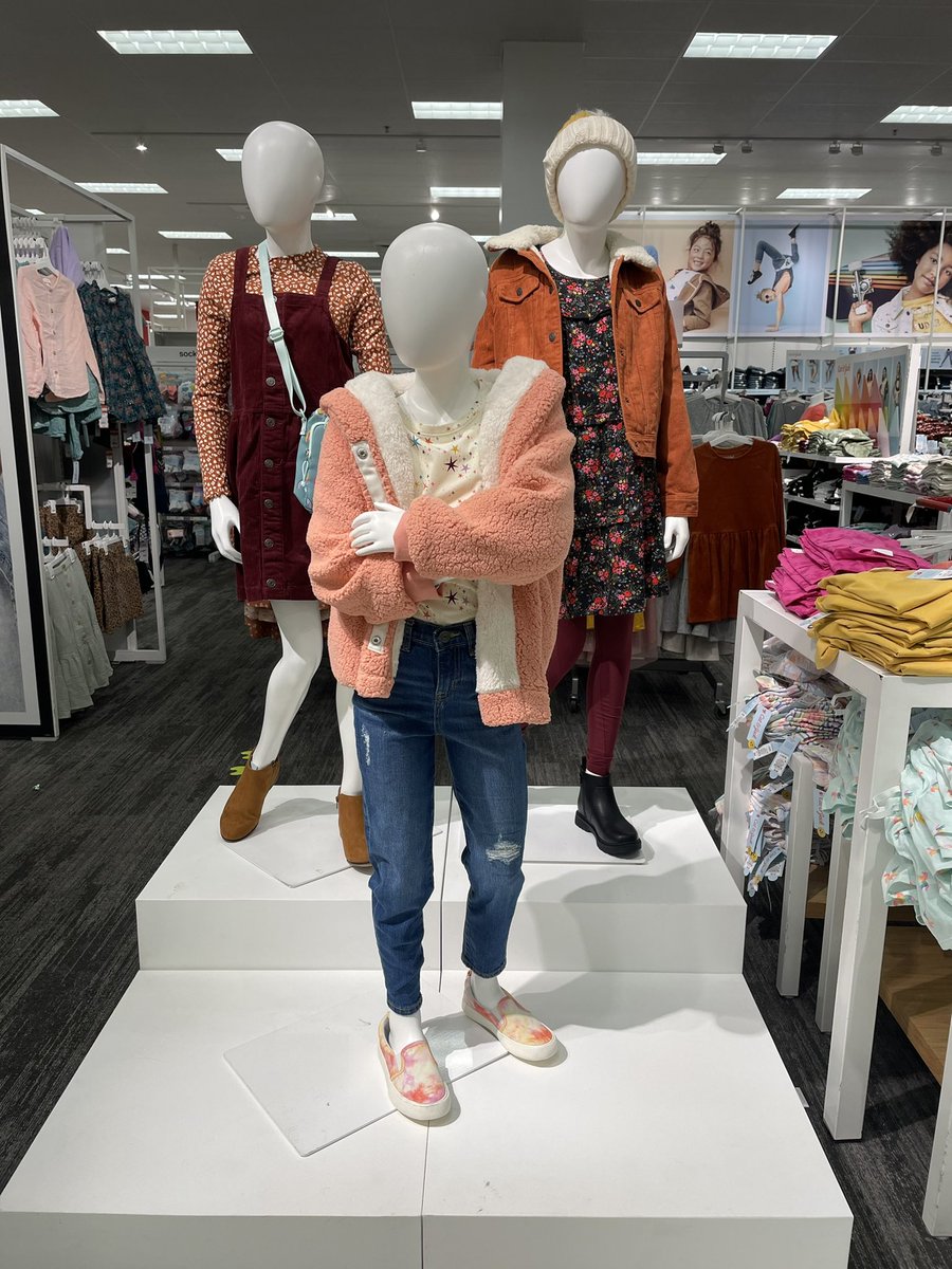 Raulito (@raulitovm1888) on Twitter photo Friday refresh with the kids mannequin with some of the fall styles within each brand. <a href="/T1888SSL_Jenn/">Jennifer Fitch</a> <a href="/matt_jockl/">matthew jockl</a> #CatAndJack / #ArtClass / #TargetStyle Friday refresh with the kids mannequin with some of the fall styles within each brand. <a href="/T1888SSL_Jenn/">Jennifer Fitch</a> <a href="/matt_jockl/">matthew jockl</a> #CatAndJack / #ArtClass / #TargetStyle
