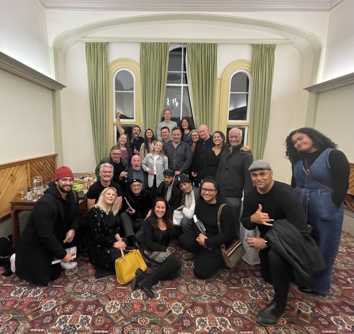 WHAT_hoete's tweet photo. Attached is one of those random access memories as image that iPhone throws up: navigating with the future stars #Transcolonisation #FastForward2021 @UoACreatives @WIhimaera @PenguinBooks https://t.co/OReSFX5HkD