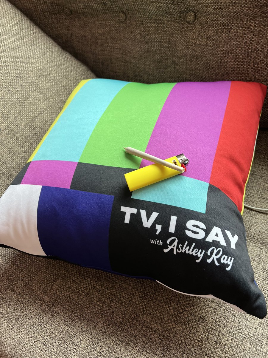 dane_also's tweet image. More cushion for the (apple tv remote) pushin’ @tvisaypod @theashleyray 

#testcard 
#podswag