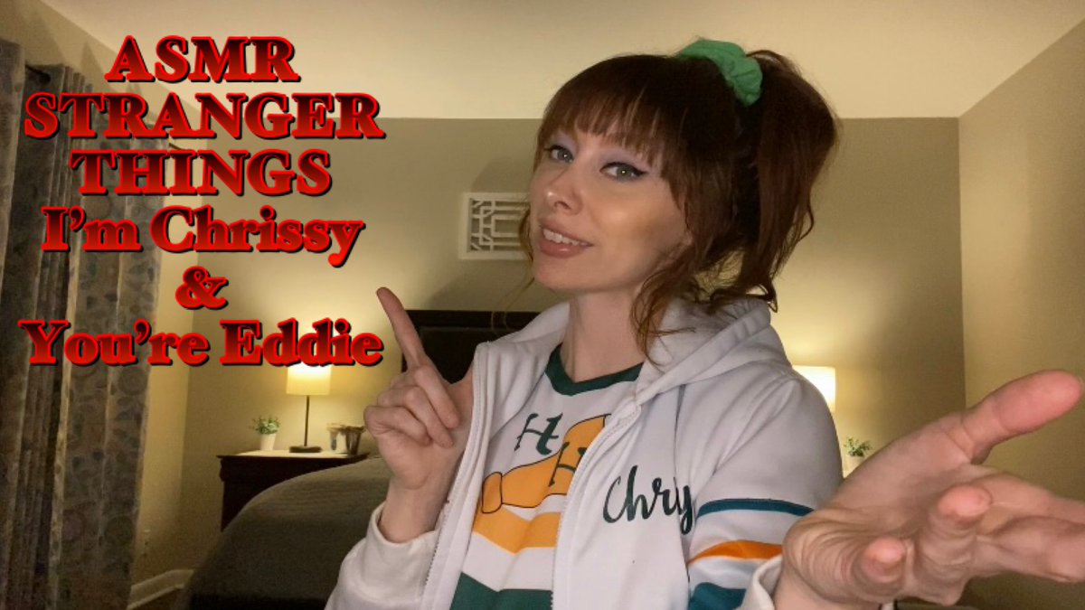 Jenn_Again_'s tweet photo. Somewhere in the upside down, Chrissy + Eddie are running off into the night - let’s make it happen in a new #StrangerThings #ASMR
https://t.co/MbQhR3klkt

#asmrtist #youtuber #youtubeasmr #asmrtriggers #asmrvideos #whispervideos #asmrroleplay #ChrissyCunningham #chrissywakeup https://t.co/GDhTlMmA8I