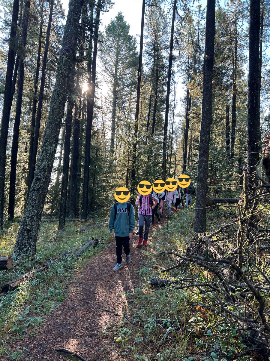 A hike and team building at Bragg Creek Provincial Park; a perfect way to end week 1! <a href="/bandedpeakrvs/">Banded Peak School</a> #rvsed